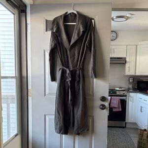 Women's Gray Long Coat